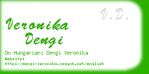 veronika dengi business card